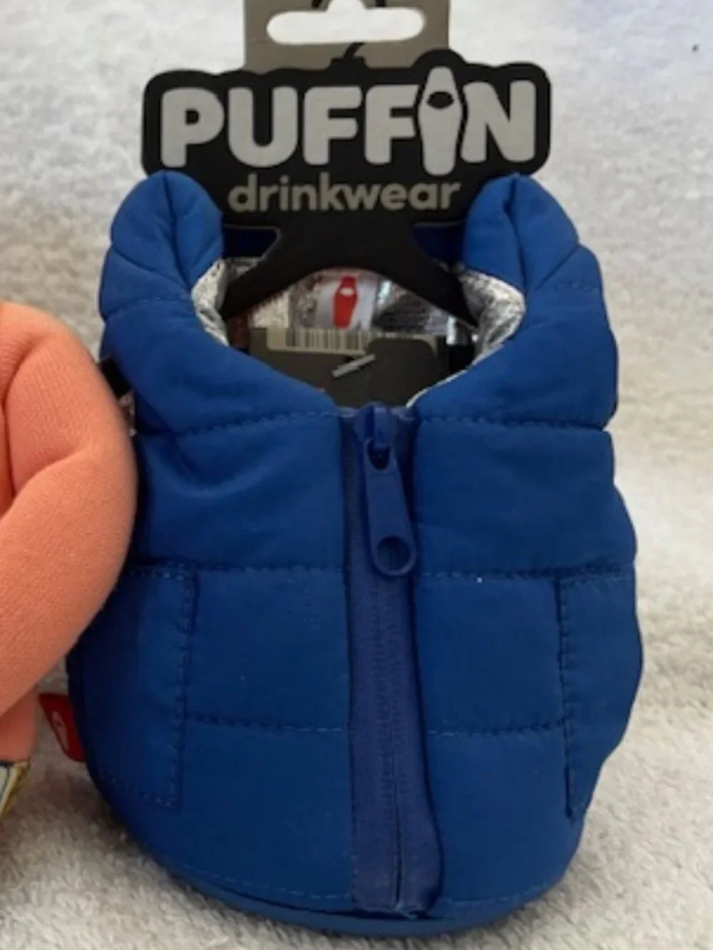 Puffin drinkwear two pack insulators: The Puffy Vest and The Hoodie